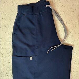 Fabletics On-call jogger scrub bottoms, regular rise, navy blue